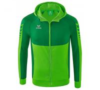 Erima Veste d'entraînement Six Wings à capuche Vert M Homme