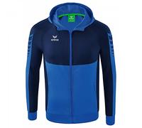 Erima Veste d'entraînement à capuche Six Wings Bleu Taille L Homme