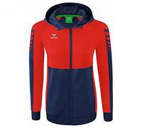 Erima veste femme Wings Six, bleu et rouge, 36 FR