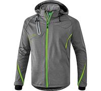 Erima Veste Softshell Fonction – Gris – Imperméable 5 000 mm – Respirant 3 000 g/m²/24h – S Homme