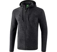 Erima Veste Polaire Jacket Mixte Adulte, Noir chiné, FR : 3XL (Taille Fabricant : XXXL)