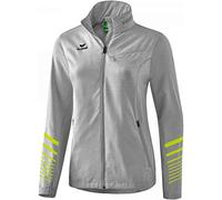 Erima Veste Running Race Line 2.0 Jacket Femme, Gris chiné, FR : M (Taille Fabricant : 38)