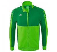 Erima Six Wings Worker Full Zip Sweatshirt Vert 140 cm Garçons,Filles