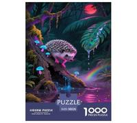 Érinaceau pygmée Africain Puzzle 1000 Pièces Educa Jouet en Bois Cadeau Unique De l'art De La Décoration Jeu Éducatif Challenge Toy Adultes & Enfants des 14 Ans 38x26cm/1000pcs