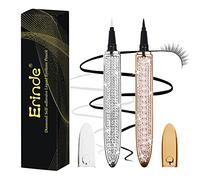 Erinde 2PCS Crayon Eyeliner Auto-adhésif Amélioré, Stylo Colle Pour Cils, Sans Colle Pas De Stylo Eyeliner Liquide Magnétique, Porter Des Faux Cils Normaux # SET A