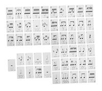 ERINGOGO 1 boîte Cartes Rythme Poker pour Débutants et Étudiants Musique Flashcards Portables pour Théorie Musicale Pratique Flexible des Notes et Rythmes Outil Éducatif Compact pour Cours