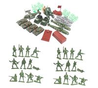ERINGOGO 1 Ensemble Figurines de Soldats Éducatif pour Garçon Fille Décoration de Bureau et Modèles de Jeu