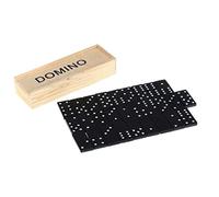 ERINGOGO 1 Ensemble Jeu de Dominos Bois Ensemble Boîte avec Glissant pour Développement de Intelligence Divertissement Familial