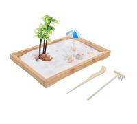 ERINGOGO 1 Ensemble Kit de Jeu de Sable Miniature pour Bureau de Décoration Zen Animaux et Sable pour Détente Au Bureau