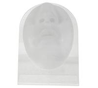 ERINGOGO 1 ensemble Modèle de Pratique de Piercing Simulacre de Support avec Modèle de Visage pour Perçage de Nez et Bouche Blanc