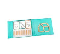 ERINGOGO 1 Ensemble Penser Les De De Crème Glacée D'éveil des Bâtons De Bois De Bois D'artisanat D' Bleu en Bois