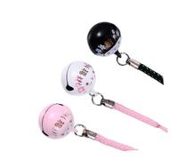 ERINGOGO 1 Ensemble Set de Pendentifs Forme de Chat de Fortune Breloques pour Téléphone Portable et Cloches Décoratives Colorées Bleu Rouge Doré