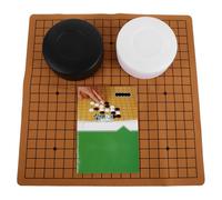 ERINGOGO 1 Jeu de go Traditionnel - Plateau Weiqi 19x19 avec Pierres Noires et Blanches - Plateau de go Pliable pour débutants, Adolescents, Enfants et Joueurs Professionnels