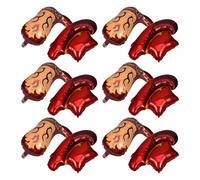 ERINGOGO 1 Lot De Ballons En Forme De Bottes De Cow-boy : Décorations De Fête Western Avec Chapeau Et Bottes En Aluminium Pour Sur Thème Western