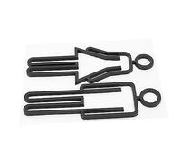 ERINGOGO 1 paire Plaque Signalétique Toilettes pour Hommes et Femmes Indicateur Pratique pour Maison et Signalisation et Noir