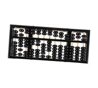 ERINGOGO 1 Pièce Boulier pour Enfants Boulier Arithmétique Éducatif Rétro Enseigner Abaque Boulier d'apprentissage des Maths Mental Élèves Calculant Un Boulier Maths Boulier Noir en Bois