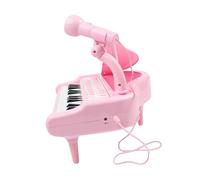 ERINGOGO 1 Pièce Électronique Multifonctionnel pour Piano Simulation Microphone Orgue Musical Éducatif Rose sans Pile