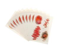 ERINGOGO 10 Feuilles Autocollants Temporaires Réalistes de Cicatrices et Blessures pour Farces Stickers PVC Doux pour Peau Petits et Portables Accessoires Dhumour pour Fête et Halloween