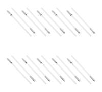 ERINGOGO 10 Paires Manchons de Branches de Lunettes Métal Transparent Anti-dérapant Kit de Remplacement pour Branches de Monture Accessoires Lunettes pour Réparation et Confort Quotidien