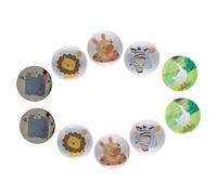 ERINGOGO 10 pièces Autocollants Apprentissage Propreté Animaux pour Garçon Fille Stickers Changeant de Couleur pour Pot Cartoon Réutilisables Gommettes Pipi Caca Amusantes