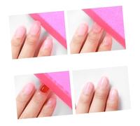 ERINGOGO 10 pièces Bloc Polissoir Ongles Faces Manucure Ponçage et Polissage Outils Nail Files pour Usage Professionnel et Domestique Accessoires Ongles Rose
