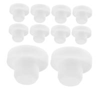 ERINGOGO 10 Pièces Bouchons Silicone Solides Réutilisables pour Bouteilles et Pots de Fleurs Étanchéité Fiable Anti-fuite Adaptés pour Sel Poivre et Flacons Scellage Pratique