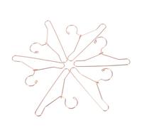 ERINGOGO 10 Pièces Cintres Miniatures pour Vêtements de Poupées de Cintres Brillants de Accessoires pour Organiser Les Tenues des Poupées