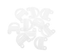 ERINGOGO 10 pièces Clips de Fixation Plastique pour Cages Animaux Connecteurs DIY Réutilisables et Robustes Sécurisent Chiens Chats Installation Facile