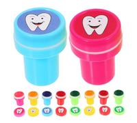 ERINGOGO 10 Pièces Garçon Fille Cartoon Dents Amusants pour Récompenses Scolaires et Fêtes Petits Portables Polyvalents pour Encourager Soin et Activités