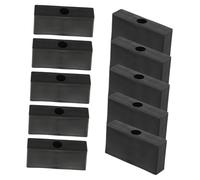 ERINGOGO 10 Pièces Limiteur de Fenêtre de Noir Verrous de Fenêtre Coulissants Ajustables pour Maison Protection Collisions Extension de Durée de