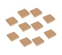 ERINGOGO 10 Pièces Lot De Boîtes Carton Mini Boîtes à Pizza Individuelles Pour Biscuits Et Pâtisseries Cadeaux De Fête