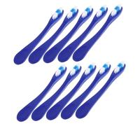 ERINGOGO 10 pièces Lot de Mini Brosses à Dents Sécurité à Manche Court Ergonomique Résistantes et Portables pour Nettoyage Oral Milieu Hospitalier et