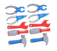 ERINGOGO 10 Pièces Miniature Dollhouse Tools Set Mini Wrench and Hammer Kit for Lightweight and Safe Doll House Accessories for Pretend Play Gift