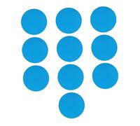 ERINGOGO 10 pièces Patch de Réparation Auto Adhésif PVC Rond pour Piscine et Bouée Lot de Au Froid Chaleur Réparation Rapide de Déchirures Matériaux PVC