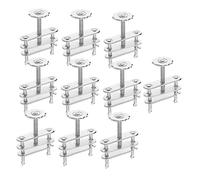 ERINGOGO 10 pièces Pince de Serrage Rotative pour Laboratoire de Flux Clips pour Tuyaux de Compresseur Accessoire Chimie et Enseignement