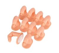 ERINGOGO 10 pièces Support Entraînement pour Manucure Doigt Factice Autocollant sans Ongles Pratique pour Nail Art Débutants et
