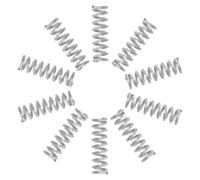 ERINGOGO 10 Ressorts de Compression Micro 0,5x3x10 Mm en Acier Inoxydable pour Stylo Rétractable, Kit de Petits Ressorts Métalliques pour Mécanismes à Clic, Usage Industriel et Bricolage