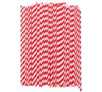 ERINGOGO 100 Pièces Bâtons Papier Biodégradables Rayés pour Barbe à Papa et Sucre Filé Accessoires Écologiques pour Fêtes Anniversaires et Événements Festifs