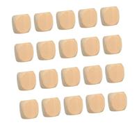 ERINGOGO 100 pièces Dés Bois Vierges à Coins Arrondis pour Jeux Mathématiques Projets DIY et Enseignement Blocs Carrés Naturels Non Peints pour Activités Ludiques et Créatives