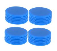 ERINGOGO 100 Pièces Jetons de Jeu Ronds Bleu Uni Lot de Compteurs de Bingo Marqueurs pour Jeux de Société et Poker