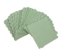 ERINGOGO 100 pièces Lot de Serviettes Jetables à Bords Festonnés Vert Serviettes Cocktail et Dîner pour Fêtes Mariages Anniversaires et Décorations Élégantes