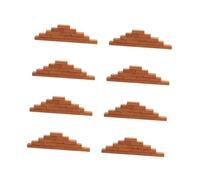 ERINGOGO 100 pièces Micro Briques Argile pour Maquettes Mini Briques Murales pour Décor de Table de Sable Jouets de Construction pour Garçon Fille Matériau et Compact pour Scènes