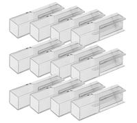 ERINGOGO 100 Pièces Square Plastic Cuvettes With Optical Windows Transparent Laboratory Tubes For Chemical And Colorimetric Analysis Reusable Scientific Experiment Tools