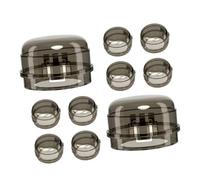 ERINGOGO 10pièces Lot De Caches De Sécurité Pour Boutons De Cuisinière à Gaz Protection Anti-garçon Fille Et Couvercles De Boutons De Four