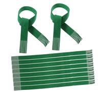 ERINGOGO 10pièces Mini Écharpe De Poupée Double Face pour Décoration De Bouteilles De Vin De Noël Accessoires Déco Mini-noël Verts Foulards Remplaçables pour Créations DIY