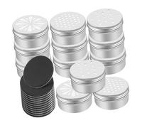 ERINGOGO 12 Boîtes de Dressage d'Odeurs pour Chiens 12 Autocollants Magnétiques 25X2Mm en Aluminium Réutilisables Kit d'Entraînement pour Comportement