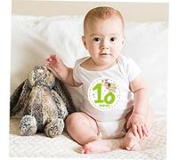 ERINGOGO 12 pièces Autocollants Garçon Fille Mensuels Animaux Mignons Stickers Réutilisables sans Traces pour Photos Souvenirs Décor Créatif de Croissance Infantile