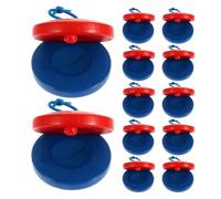 ERINGOGO 12 Pièces Bois pour Garçon Fille Instrument de Percussion Manuelle Ergonomique et Jeu Musical Orff pour Développement Du Rythme et Coordination des Tout-petits