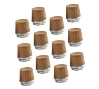 ERINGOGO 12 pièces Bouchons Liège pour Bouteille Sous Vide Isolation Thermique pour Flacons Voyage Remplacement Étanche et Écologique