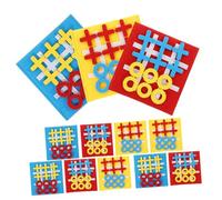 ERINGOGO 12 Pièces Jeu de Société Feutre pour Garçon Fille Jeu de Voyage Éducatif pour Développement Stratégique et de Problèmes